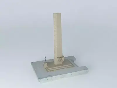 Monument to Labrador Free 3D model