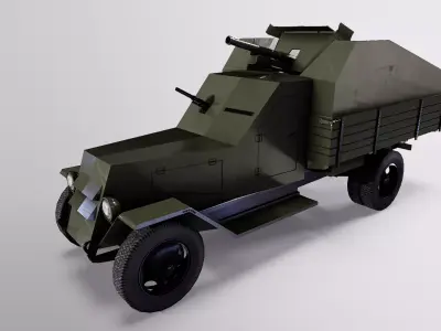 ZIS 5 Low-poly 3D model