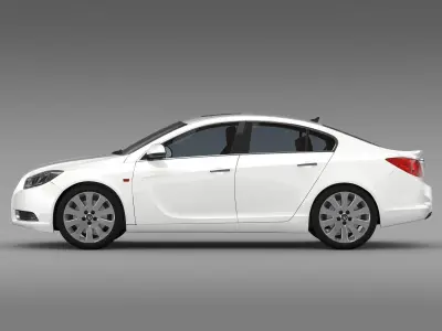 Vauxhall Insignia ecoFlex 2008-13 3D model