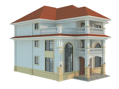 architecture luxury villa  3D model
