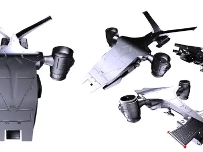 Hunter killer Free 3D model