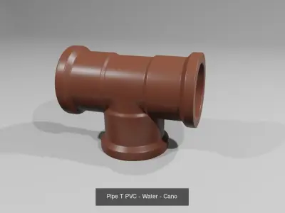 Pipe PVC Connection Pack 3D Model Collection