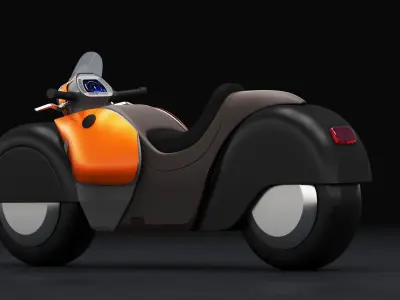 3D motorcycle concept  3D model