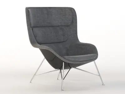 Herman Miller Striad High Back Lounge Chair 3D model