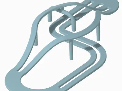 Premium Sports Race Track 3D print model