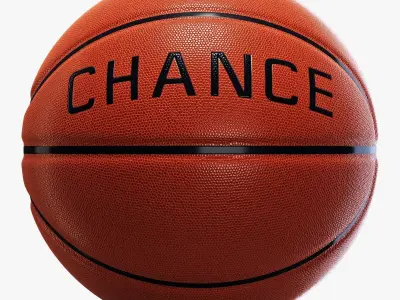 Basketball ball chanse set 3D model