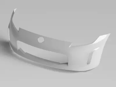 370Z Z34 Front Bumper Exterior Surface Model - 3D Laser-Scanned 3D model