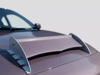 Garage Fukui SPL MR-2 SW20 Bonnet Spoiler 3D model