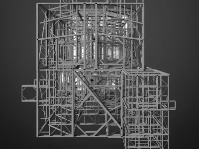 Industrial tower 25i29 3D model