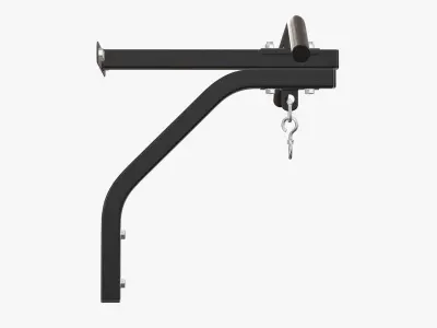 Fitness pull-up bar 01 3D model