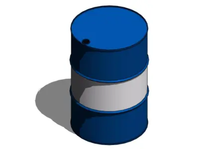 Barrel - Revit Family 3D model