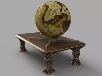 Sepia World 3D model