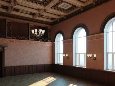 Classical Room 3D model
