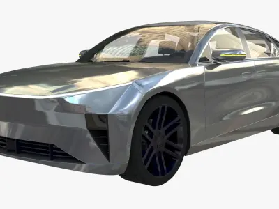 Electric car 3 3D model
