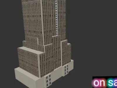 Empire states building 3D model