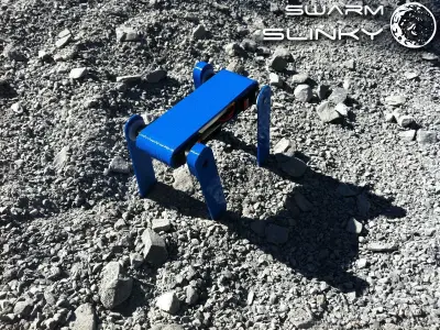SlinkyBOT Lunar mini rover Free 3D print model
