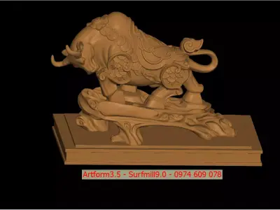 Buffalo animals Free 3D print model