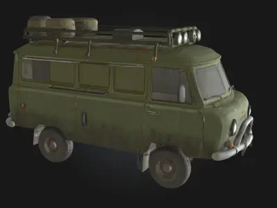 Adventure Van Retro  Nostalgic Freedom on Four Wheels 3D model
