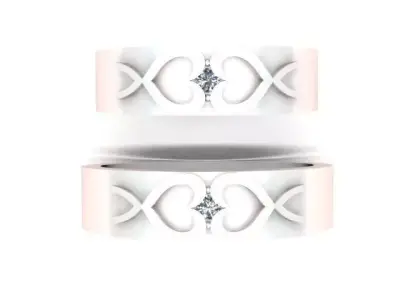 wedding band Free 3D print model buy
