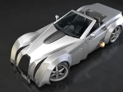 Pivot Roadster Concept 3D model