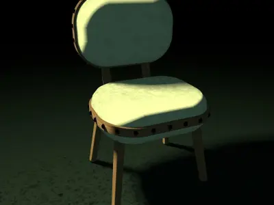 Green dutchess in solidarity in a moldy room 3D model