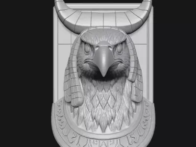 eagle 3D print model
