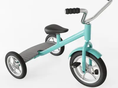 Children bicycle  3D model