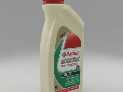 Castrol Motor Oil 3D model