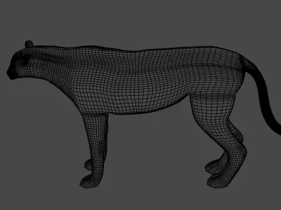 Tiger Like Cheetah 3D model