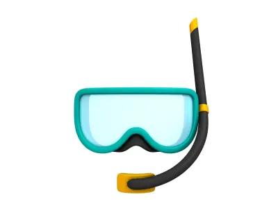 Diving Mask  3D model