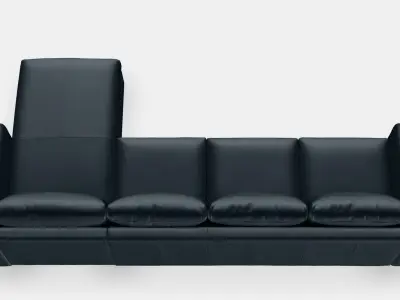 VIMLE 4-seat sofa 5 Low-poly 3D model