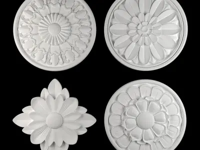 Rosettes 13 3D model