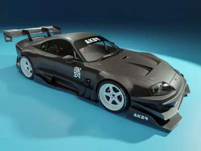 Toyota Supra Mk IV Extreme Modification 3D model
