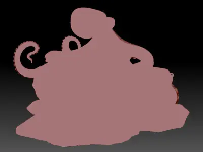 Octopus 3D print model