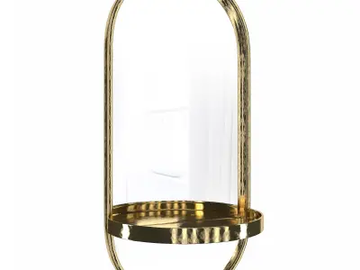 Ernst Beveled Accent Mirror 3D model