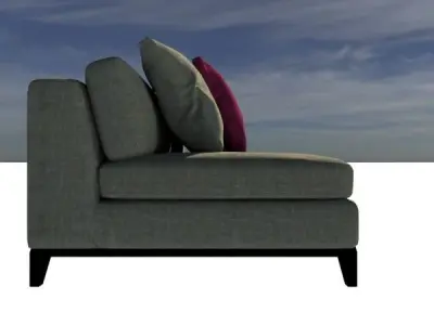 sofa living room 3D model