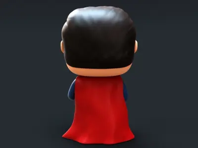 Funko Superman 3D model