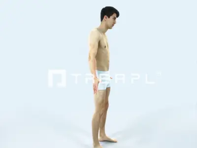 Prime D Beach Animated Rigged Sports Man Low-poly 3D model