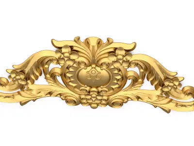 carved classic decorative ornament cnc 3d printing stl 18 3D print model
