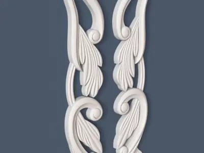 Decorative Scroll 3D model order