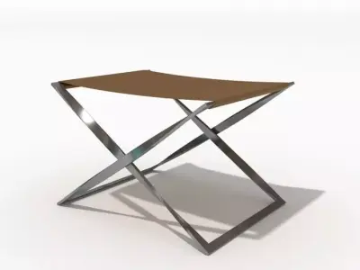 Metal Camping Chair 3D model