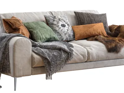 Joy sofa 200 cm 3D model