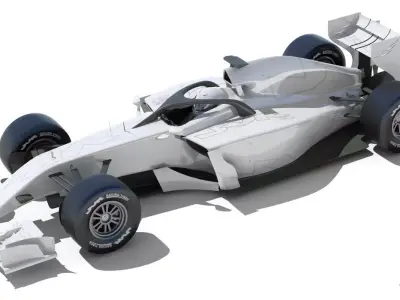 Generic F1 2015-2016 Race Car 3D model