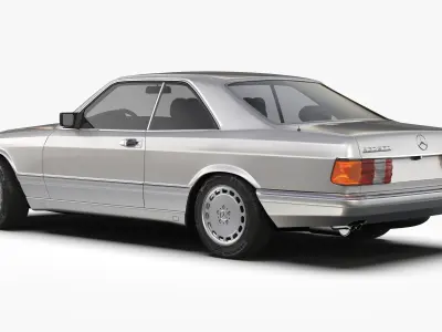 Mercedes Benz 560 SEC W126 1986 - 1991 3D model