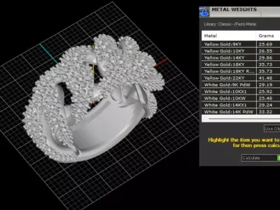 ring woman men  3D print model shop