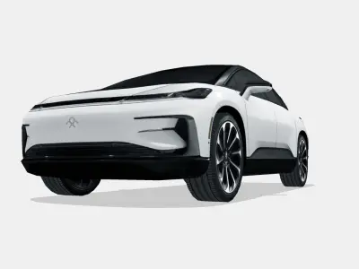 Faraday Future FF91 Low-poly 3D model