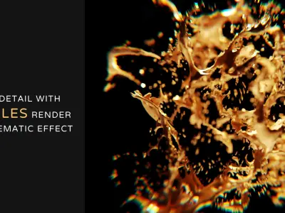 Blender 3D satisfying animation geometry node - Template 3D model