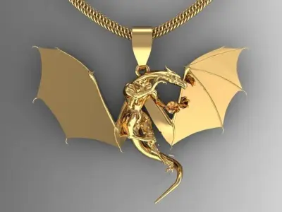 dragon pendants  3D print model