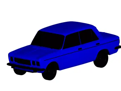 Fiat 125  3D model