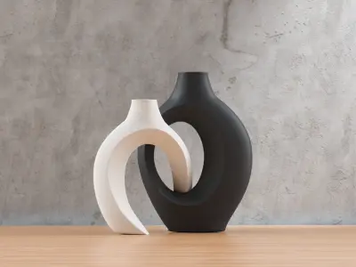 modern vase high quality  3D model